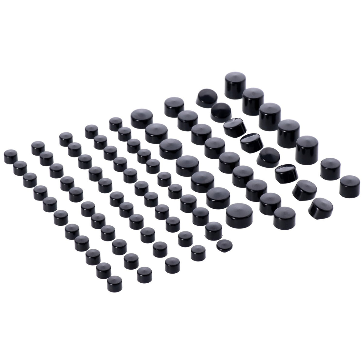 MCS Smoothtopps push-on cover set (86pc) - Black