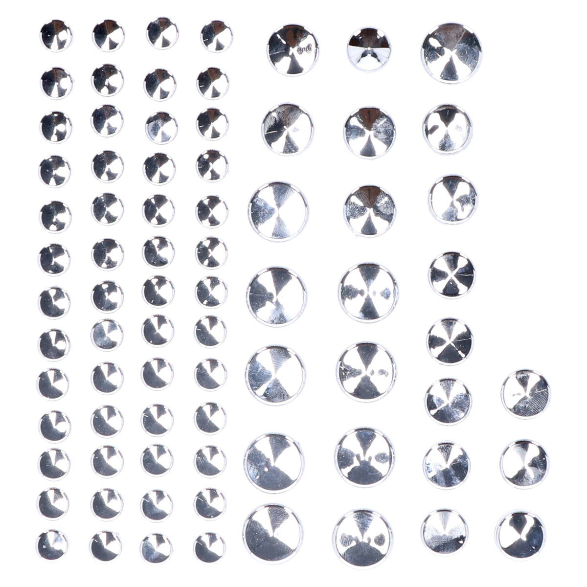MCS Smoothtopps push-on cover set (77pc) - Chrome