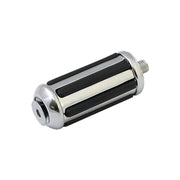 MCS Rail shift/brake peg - Chrome with rubber inlays
