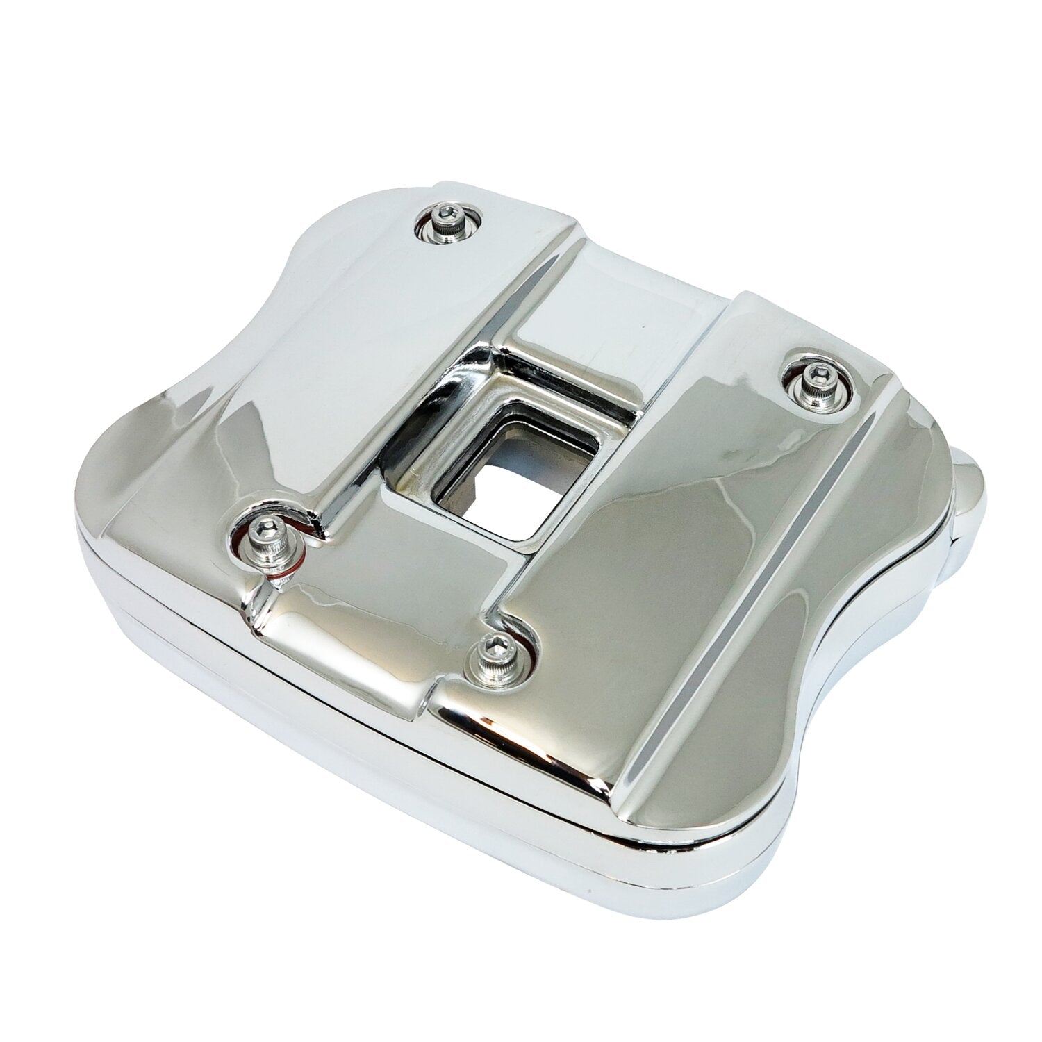MCS Evo Sportster rocker cover set (1 cyl.) - Chrome