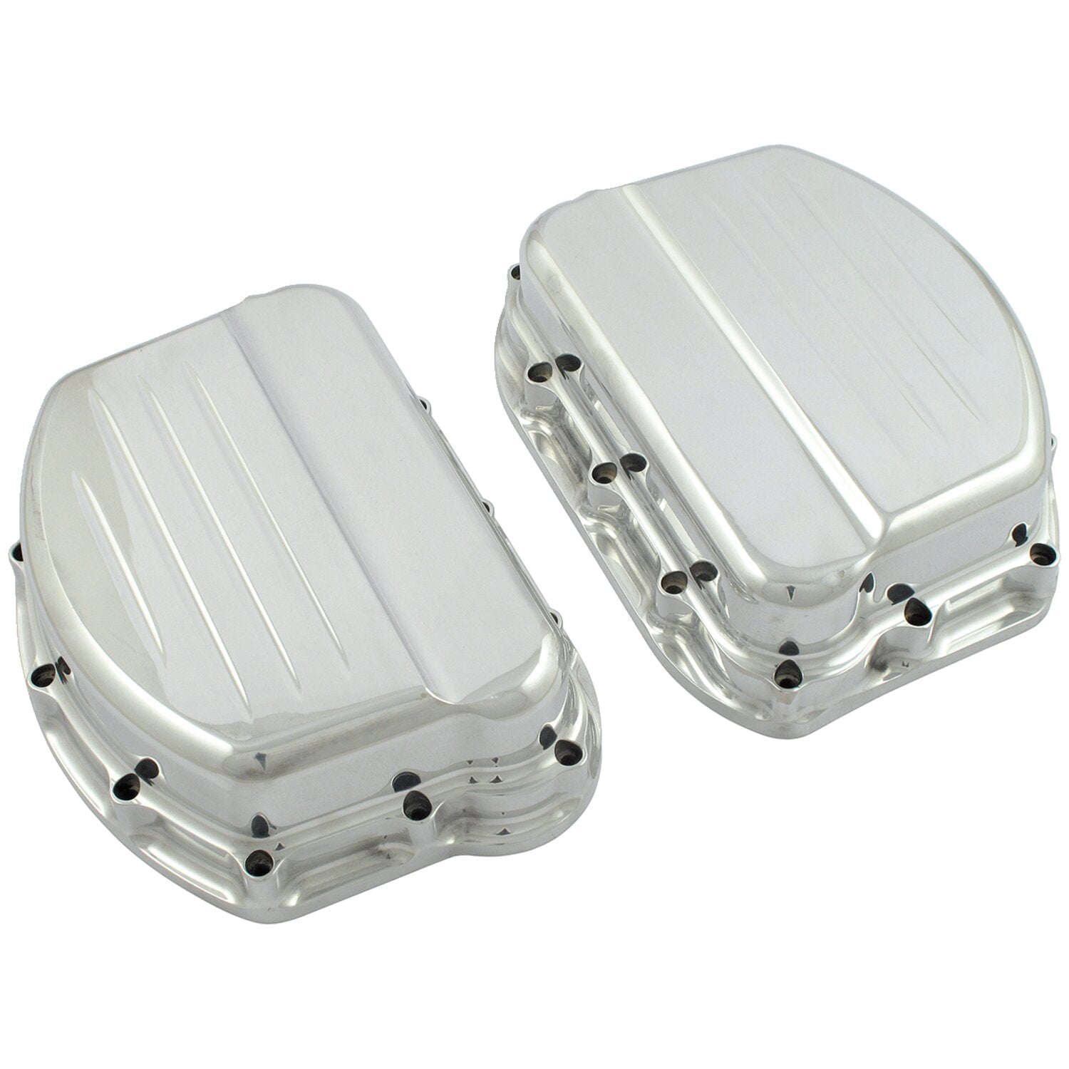 Paughco Rocker covers - custom style aluminum - Polished