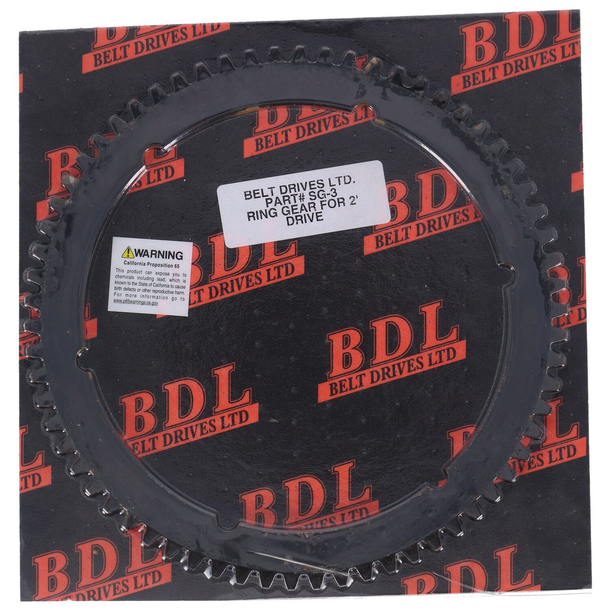 Belt Drives Ltd. replacement starter ring gear SG-3