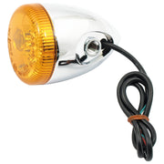 MCS 3-1 LED bullet taillight / turn signal combo - Chrome - Amber