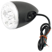 MCS 3-1 LED bullet taillight / turn signal combo - Black - Clear