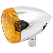 MCS 3-1 LED bullet taillight / turn signal combo - Chrome - Amber