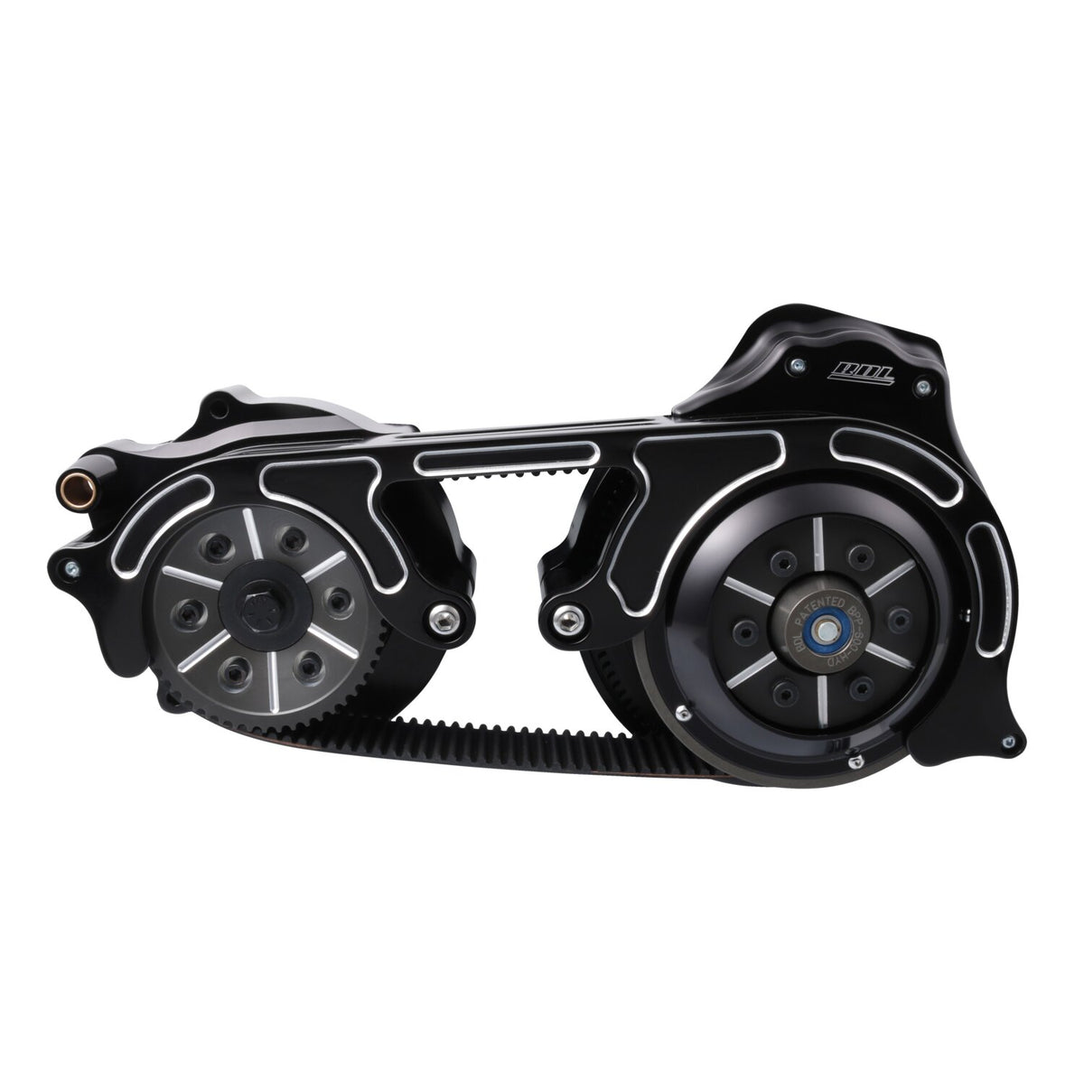 Belt Drives Ltd. TC2P series 2" 8mm belt drive kit - Black