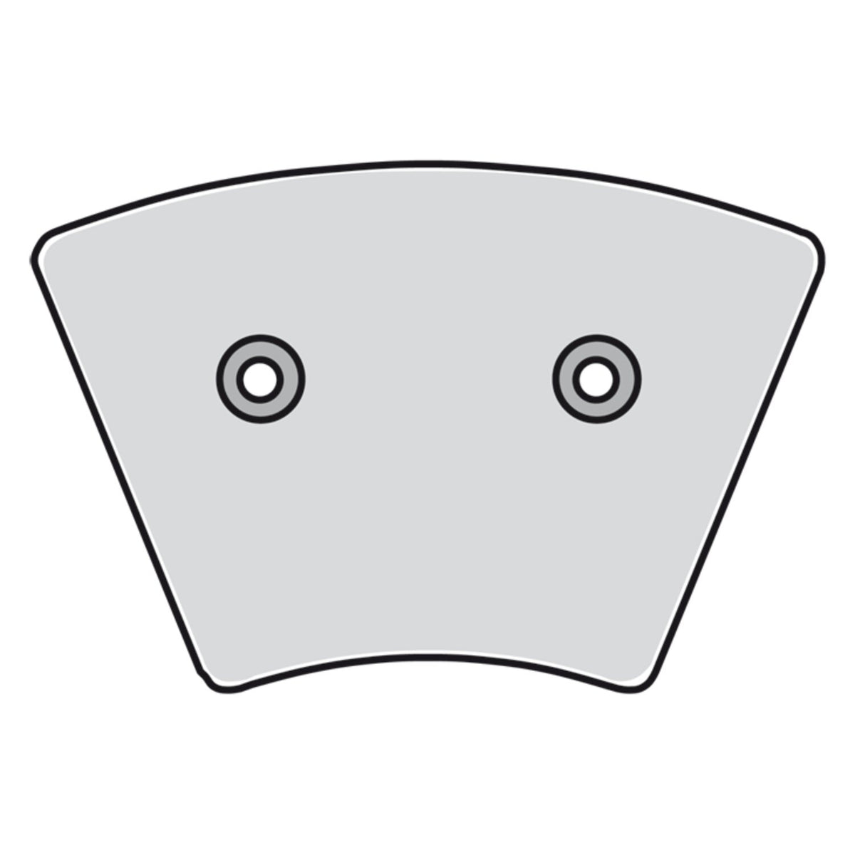 MCS brake pads front - Organic