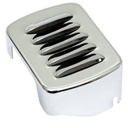 MCS Custom coil cover louvered - Chrome