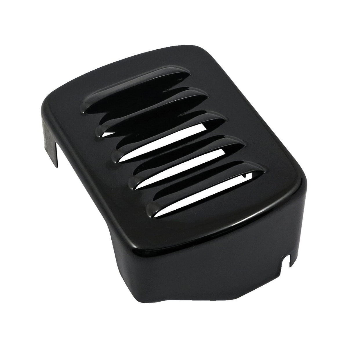 MCS Custom coil cover louvered - Black