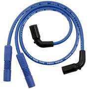 Accel 8mm Ferro Spiral core spark plug wire set - Blue