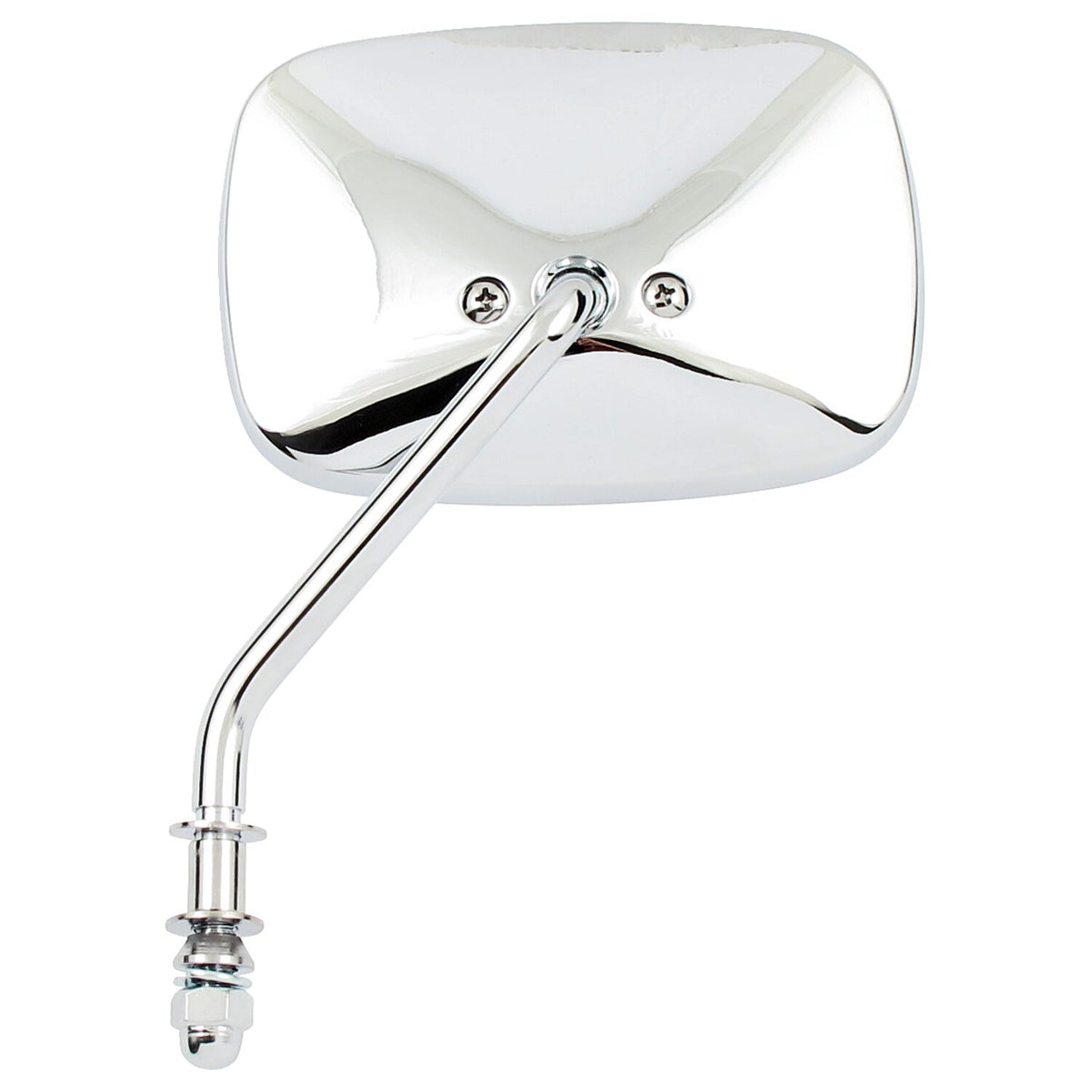 MCS Late OEM style mirror short stem right side - Chrome