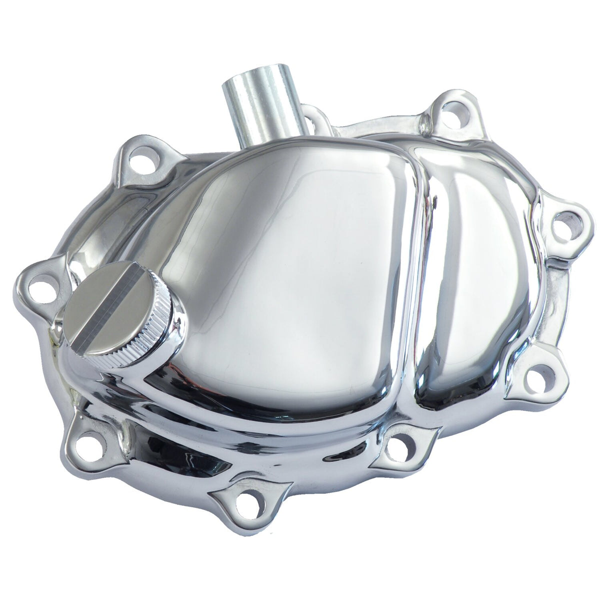 MCS Transmission end cover - e-start - Chrome