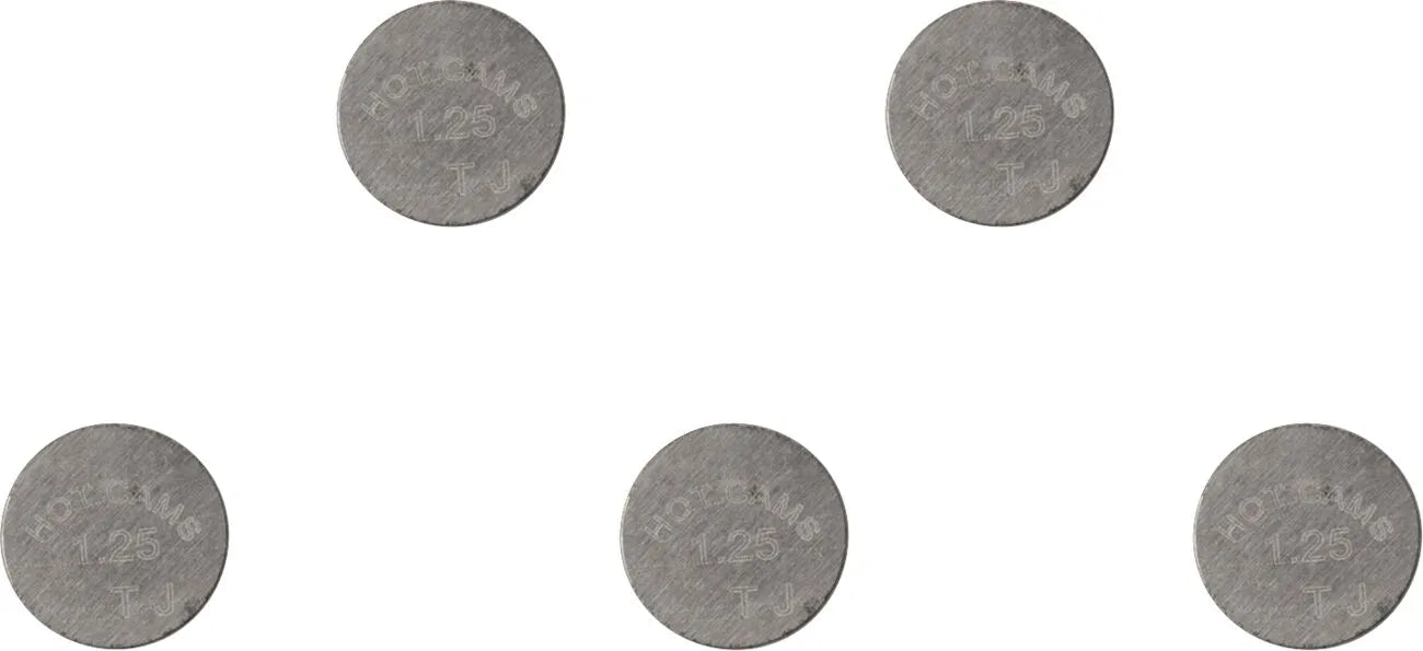 Hot Cams 9.48mm Valve Shims - 1.25mm Thickness