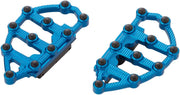 Arlen Ness Mx Billet Floorboards - Blue Anodized