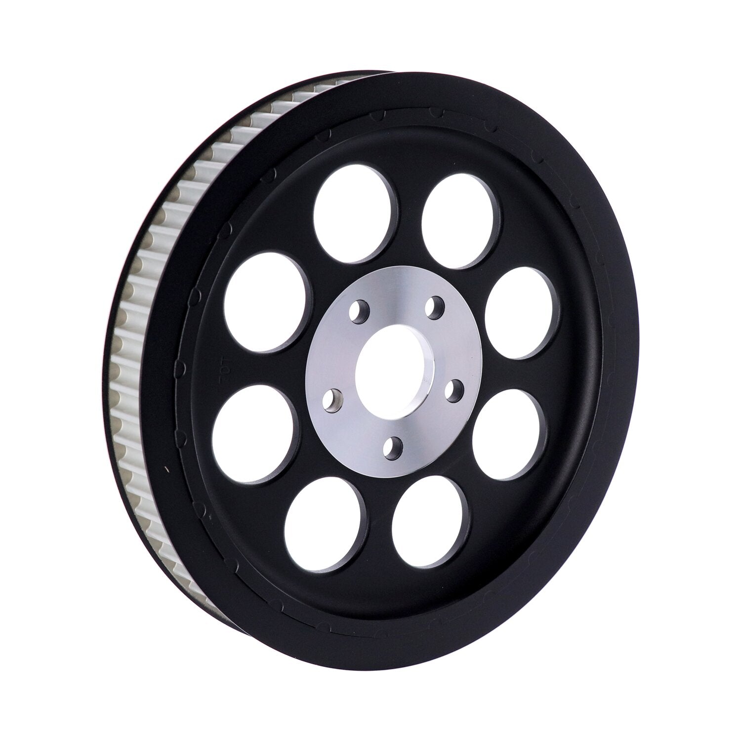 MCS Reproduction OEM style wheel pulley 70t 1-1/2" belt - Black