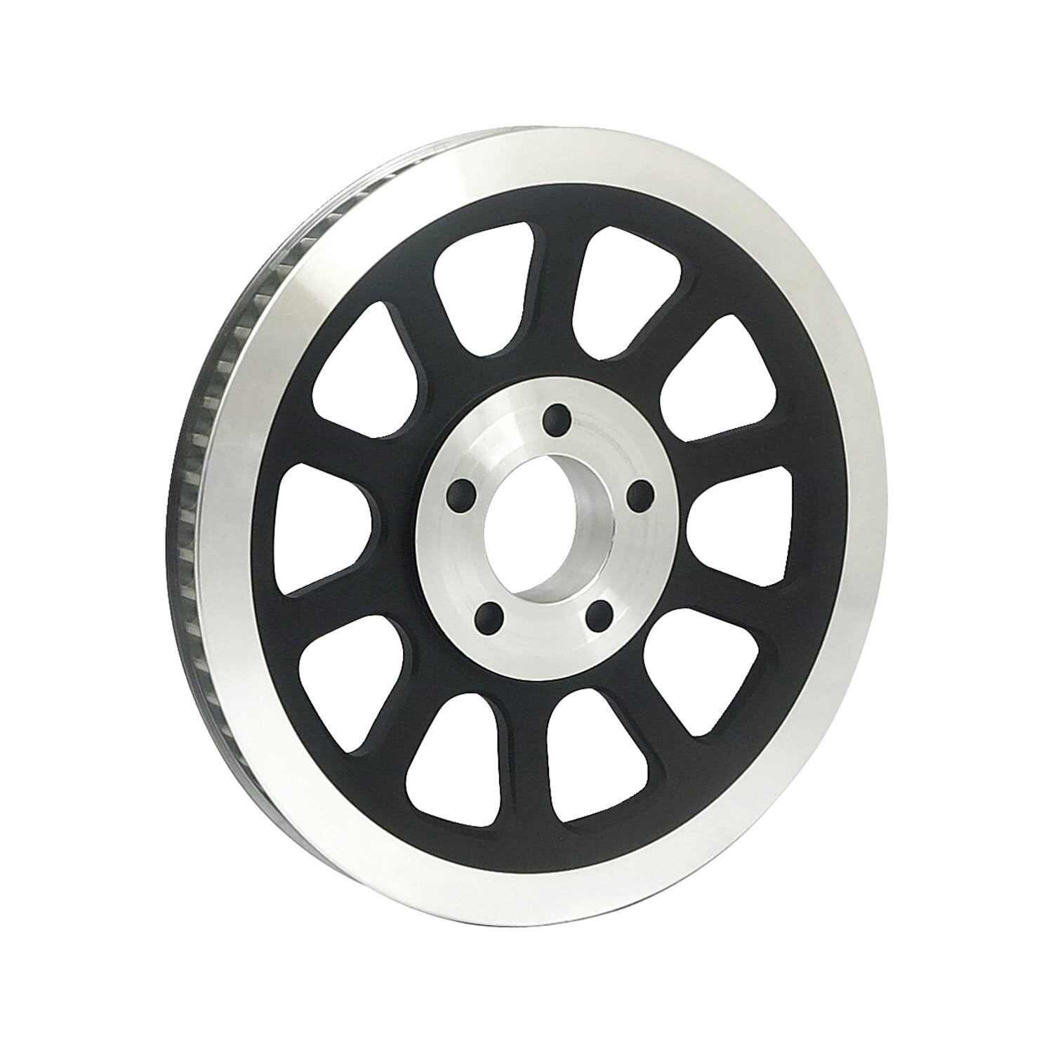 MCS Reproduction OEM style wheel pulley 66t 20mm belt - Black