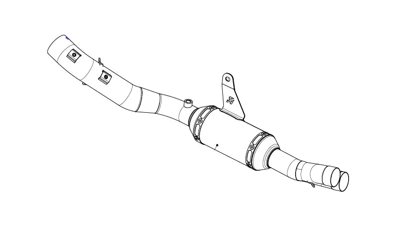 Akrapovic Stainless Steel Link Pipe