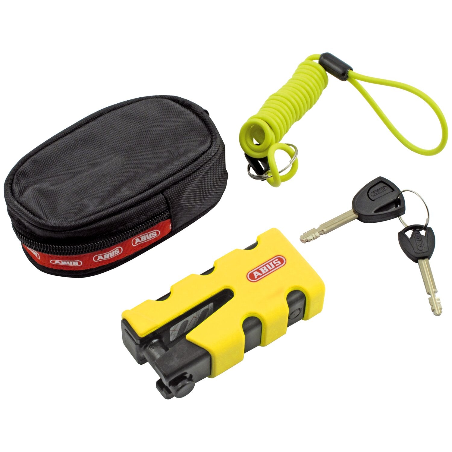 Abus 77 Granit Sledg 'Grip style' disc brake lock - Yellow