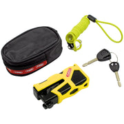 Abus 77 Granit Sledg 'Web style' disc brake lock - Yellow