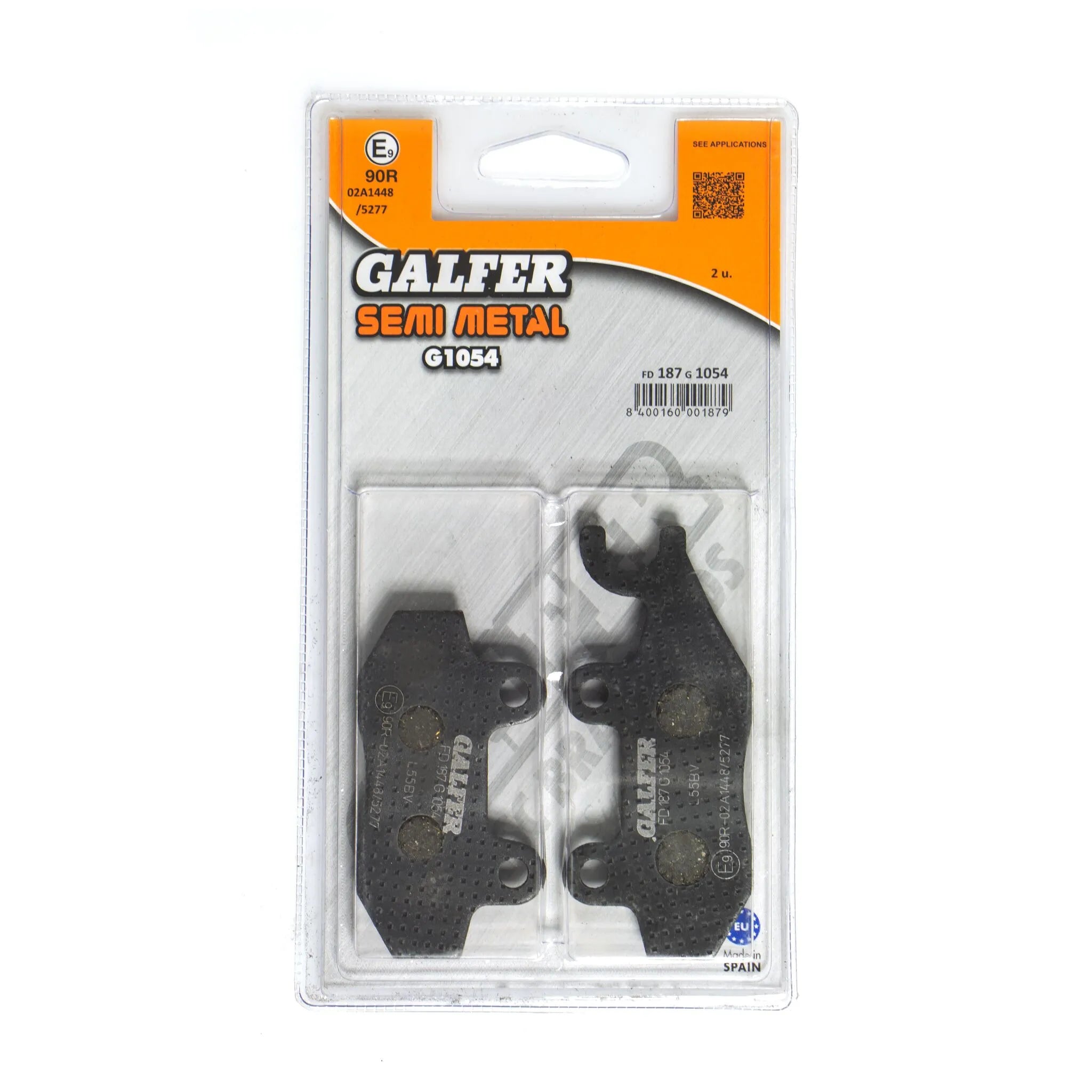 Galfer Semi-metallic Brake Pads For Motorcycle Oem Replacement - Front & Rear