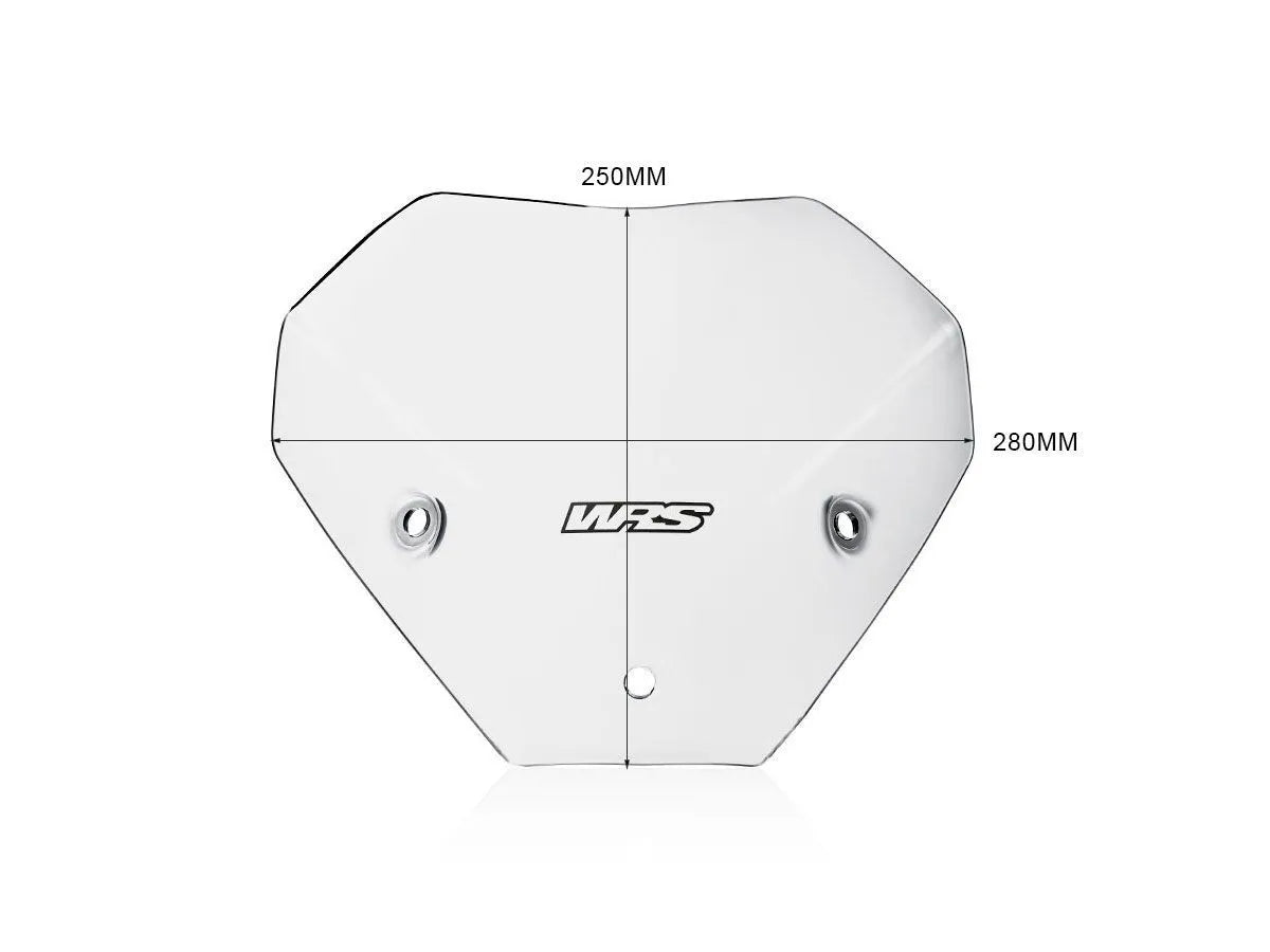 Wrs Clear Windscreen - Enhanced Riding Comfort