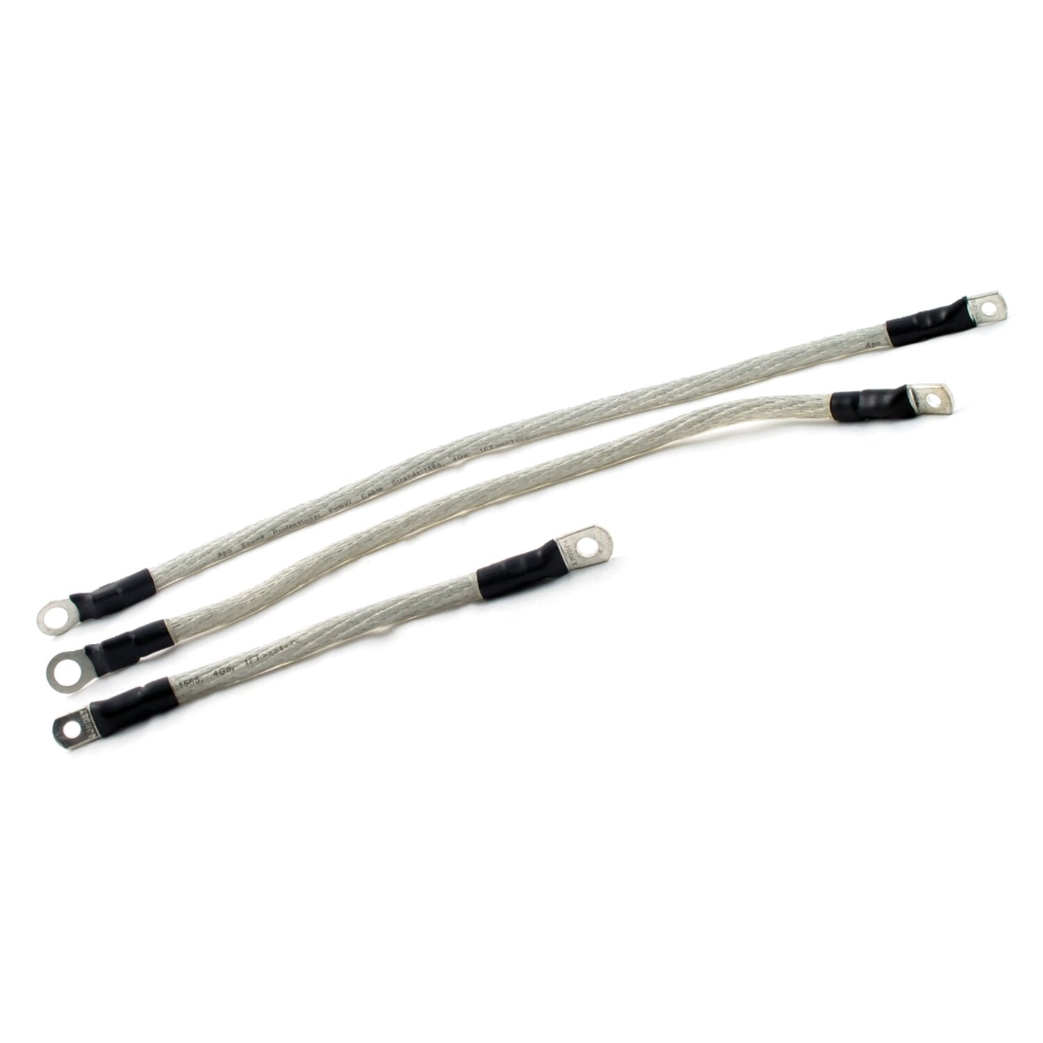 All Balls battery cable kit - Clear - 9" 30" 30"