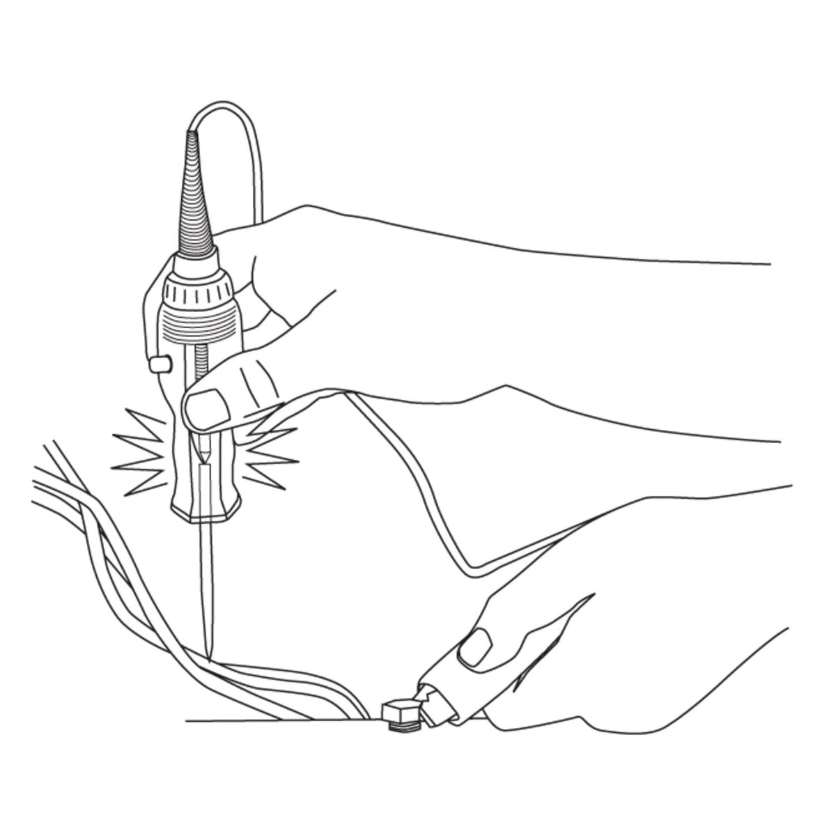 Lisle Heavy Duty circuit tester with jumper wire