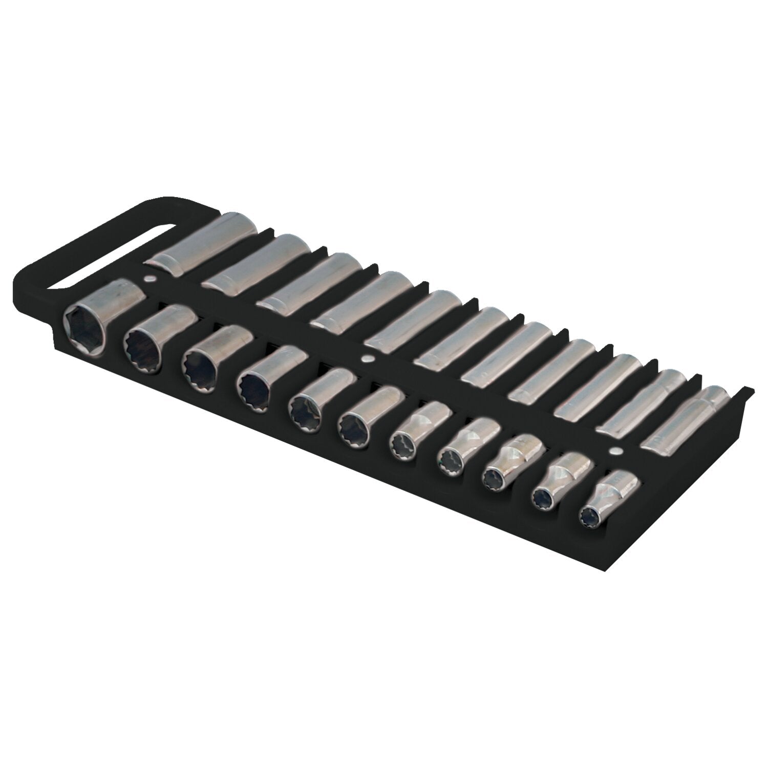 Lisle 1/2" socket holder black
