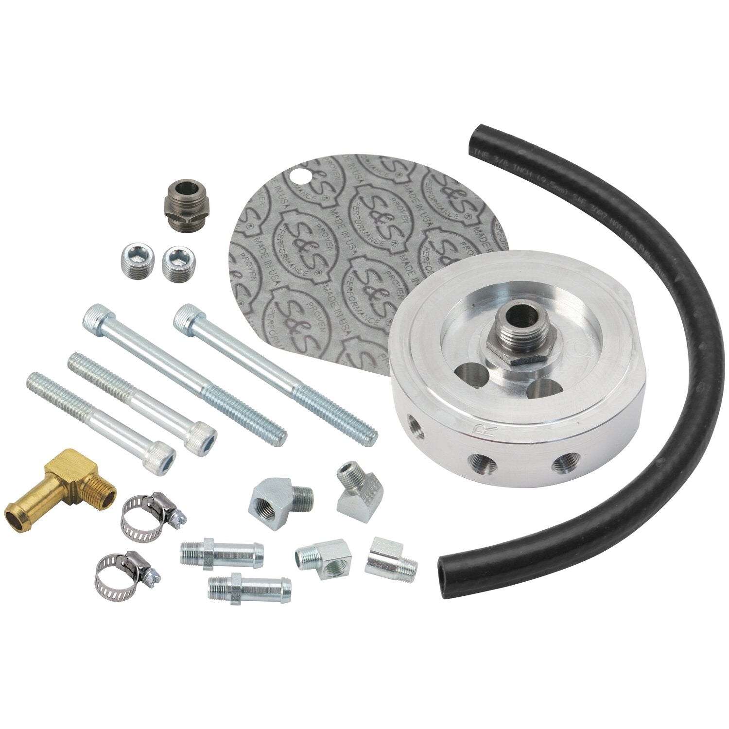 S&S XL Sportster billet oil filter mount kit - 5/16" bolts