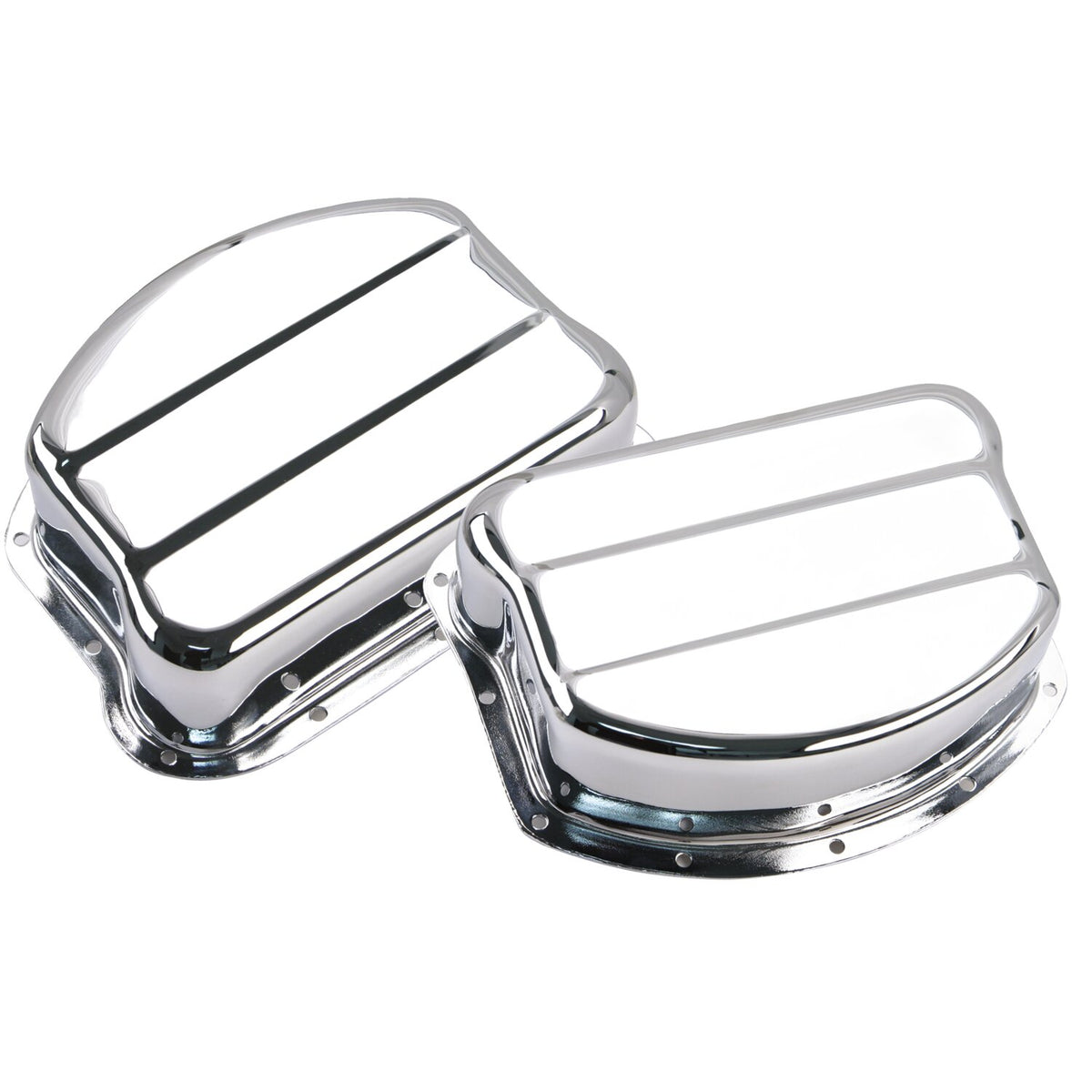 S&S Panhead rock covers set - Chrome