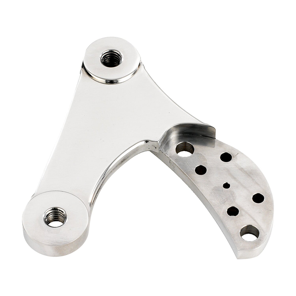 Kustom Tech K-Tech 2-piston caliper mounting bracket left - Polished