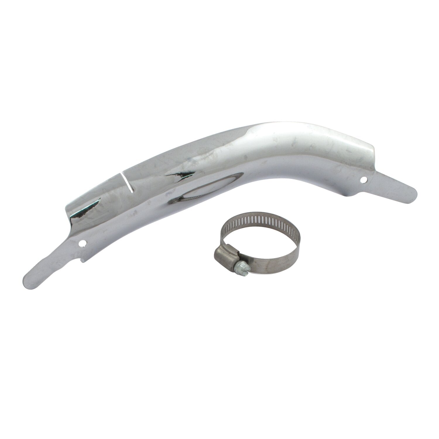 MCS FLT front header heat shield chrome
