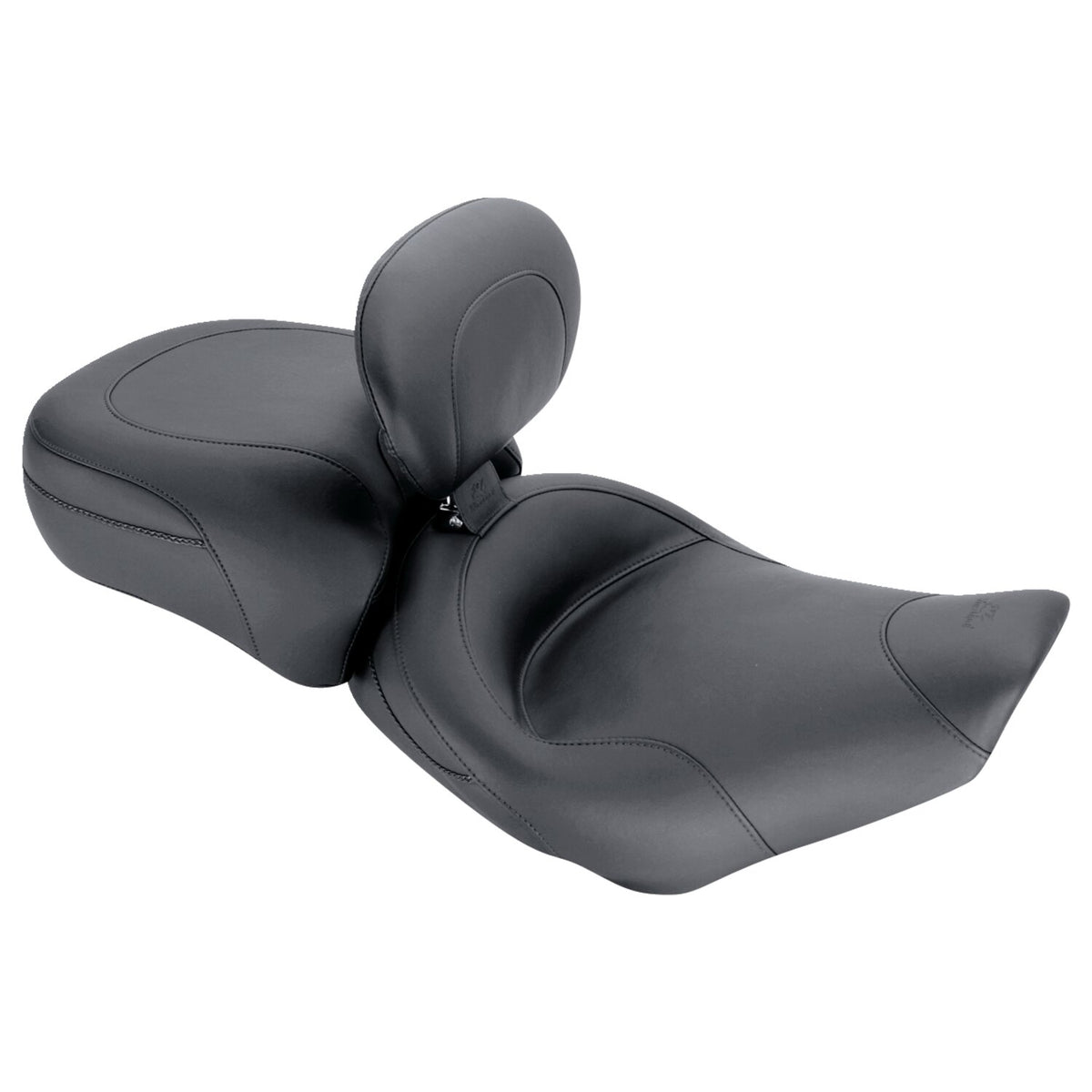 Mustang Standard Touring solo seat - With rider backrest