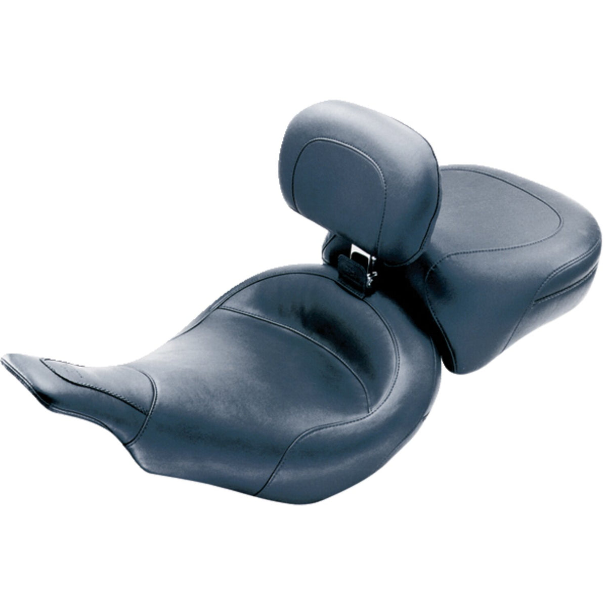Mustang Standard Touring solo seat - With rider backrest