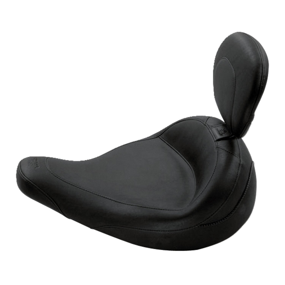 Mustang Standard Police solo seat - With rider backrest
