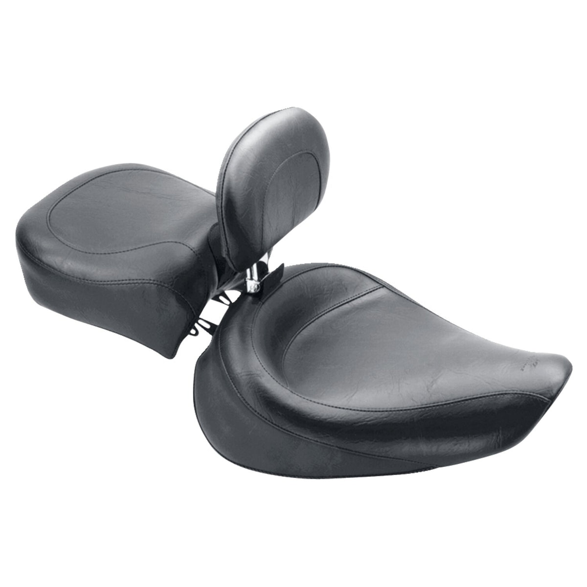 Mustang Wide Touring solo seat - With rider backrest