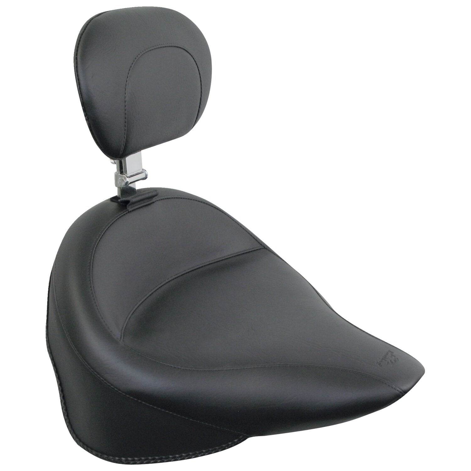 Mustang Wide Touring solo seat - With rider backrest