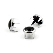 Mustang decorative studs - Chrome with black pearl