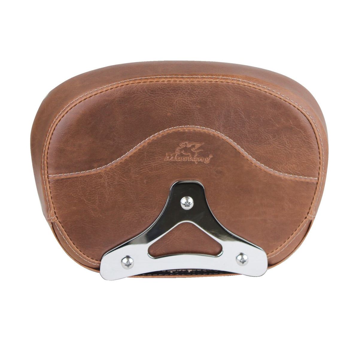 Mustang sissy bar back pad - Brown - Diamond