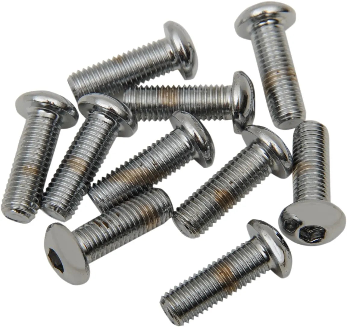 Drag Specialties Button Head Screws 1/4-28 x 1/2"