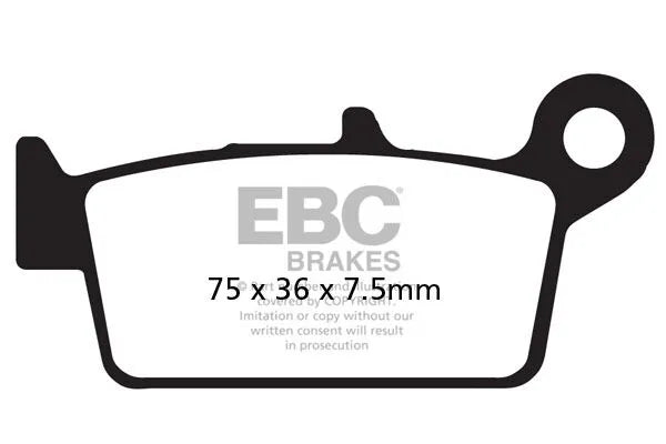 Ebc Sfa Series Organic Scooter Brake Pads