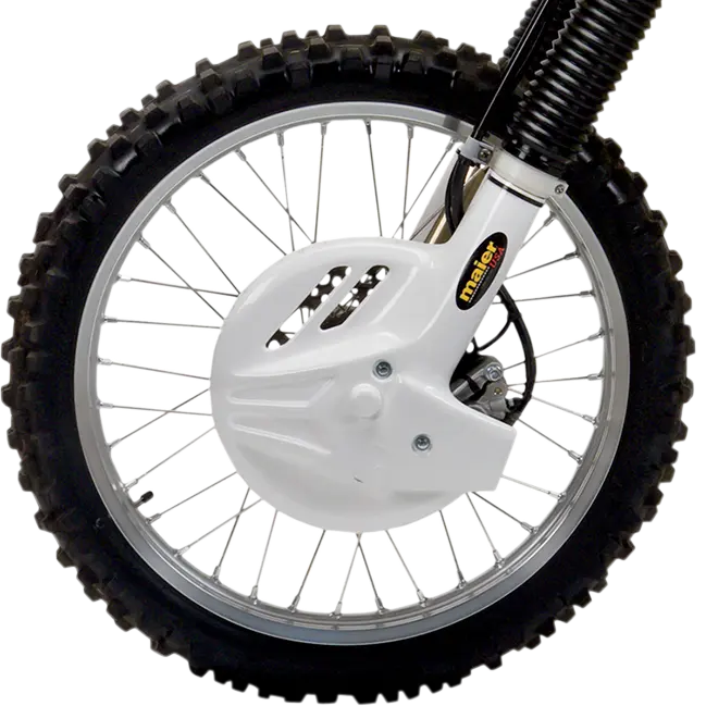 Maier Fork Disc Guard Kit White for Honda XR 650L/600R 1984-2017