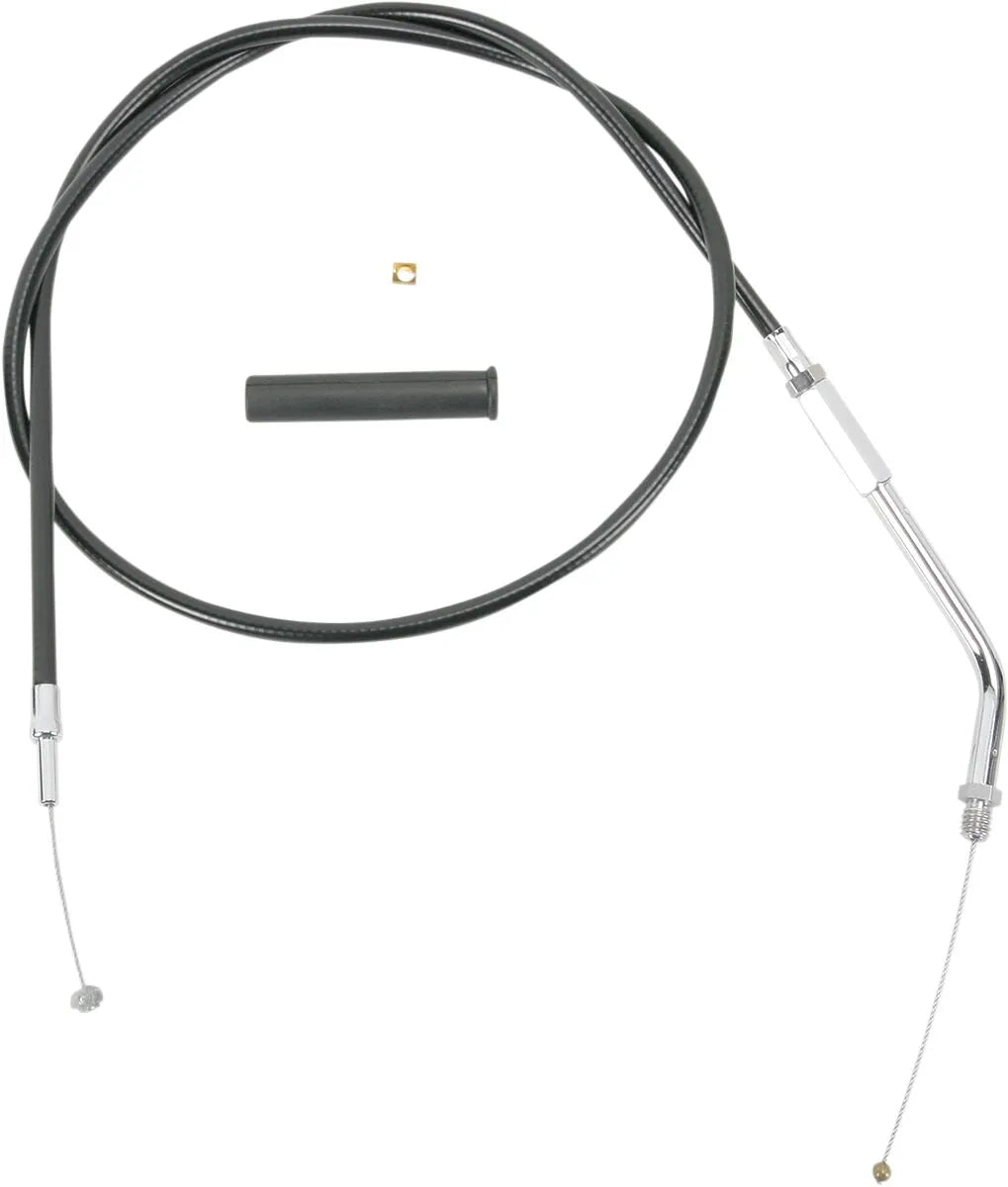 DRAG SPECIALTIES Black Vinyl Throttle Cable