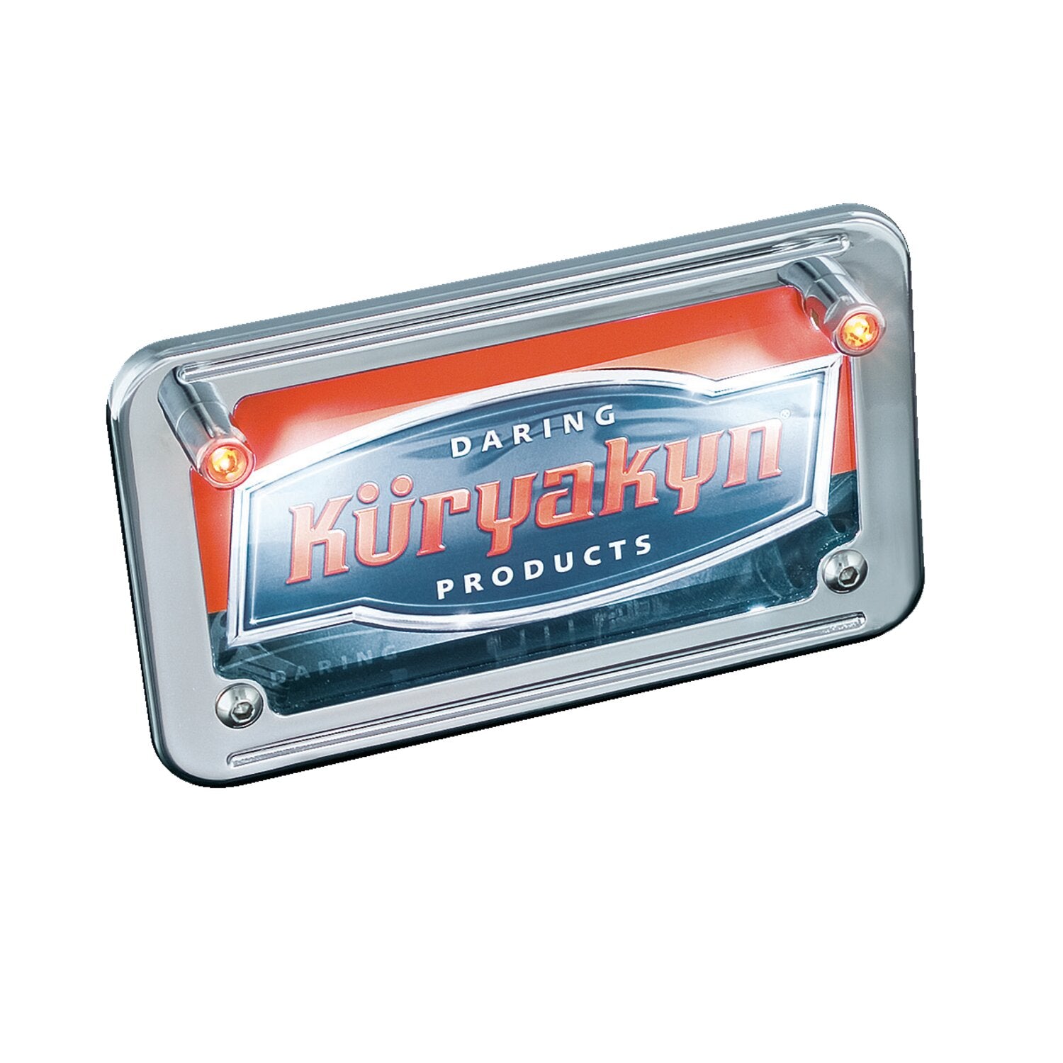 Kuryakyn LED license plate bolt lights.w/turn signal accent