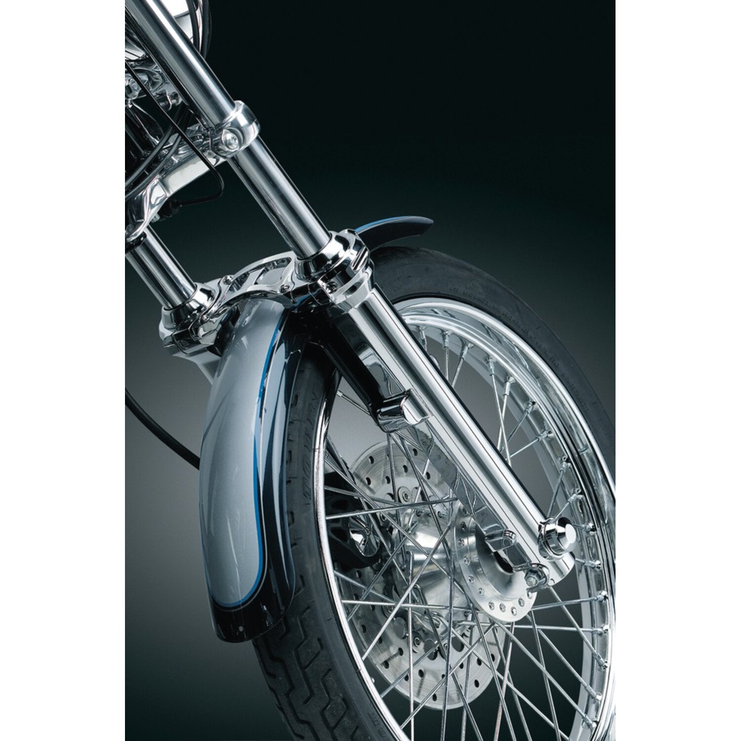Kuryakyn Fork skins™ fork slider covers - Chrome
