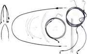 Magnum Shielding KARBONFIBR Handlebar Kit for 12-14" Ape Hangers