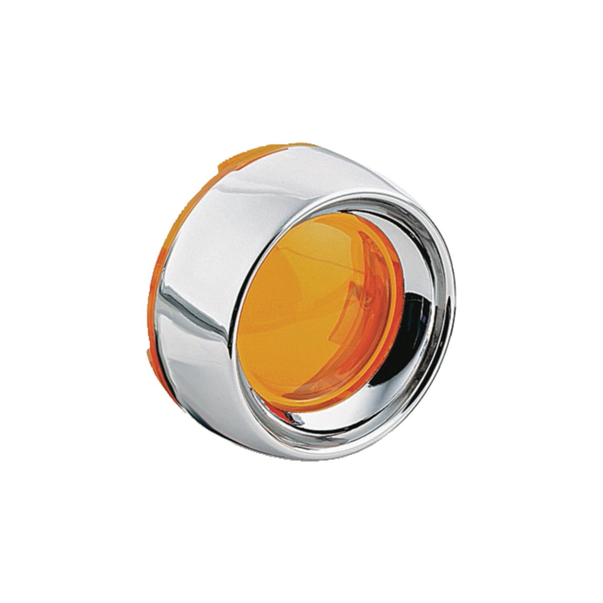 Kuryakyn turn signal recessed trim ring & lens kit - Chrome