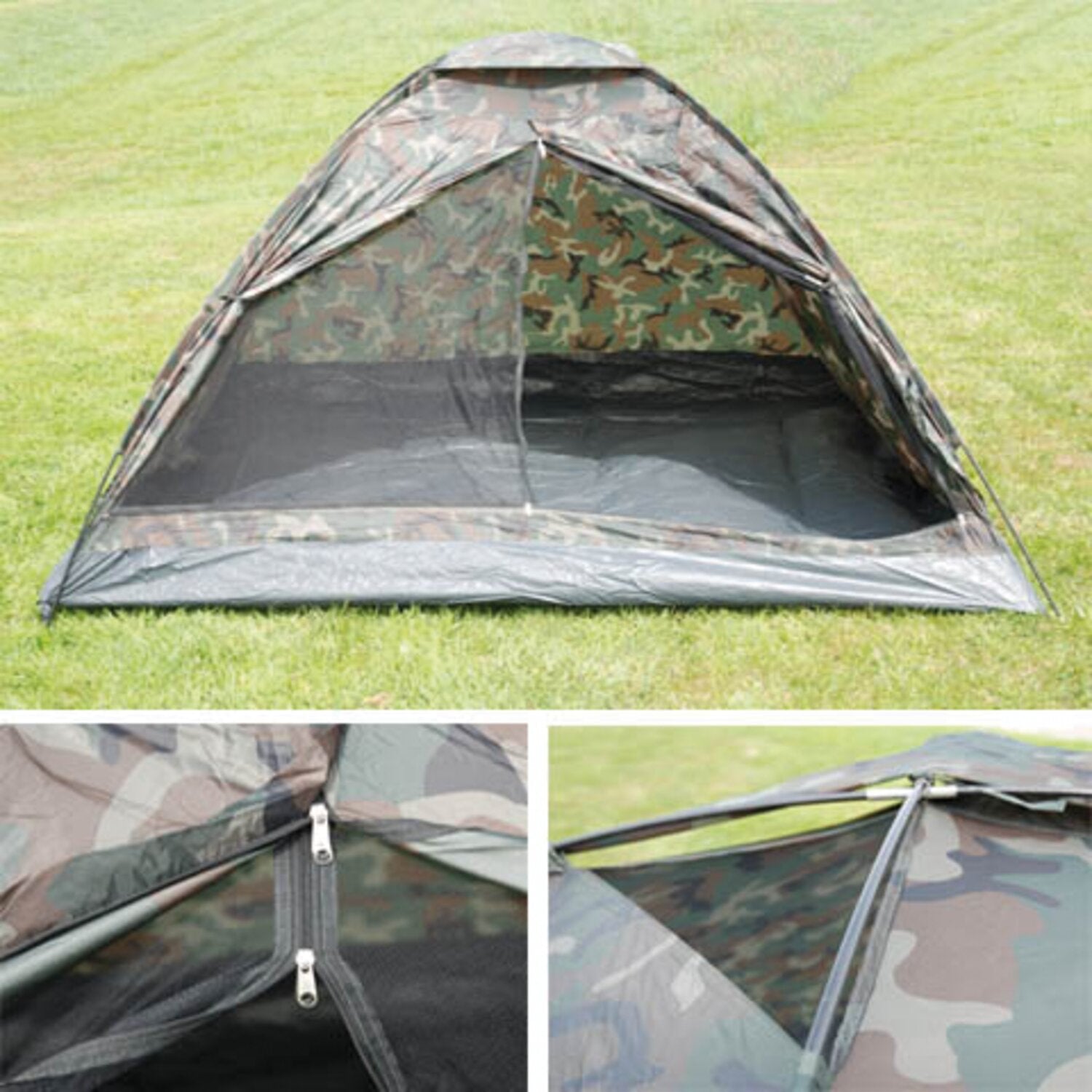 Army Surplus Fostex 3-person tent camouflage