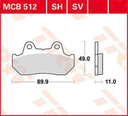 Trw Sh Series Sinter-Hinterradbremsbeläge - Vorne & Hinten