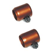 NAMZ oil line hose clamps - 3/8" ID - Copper